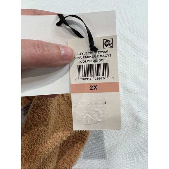 Nina Parker Doe Brown‎ Soft Cozy Casual Bralette - Picture 6 of 9